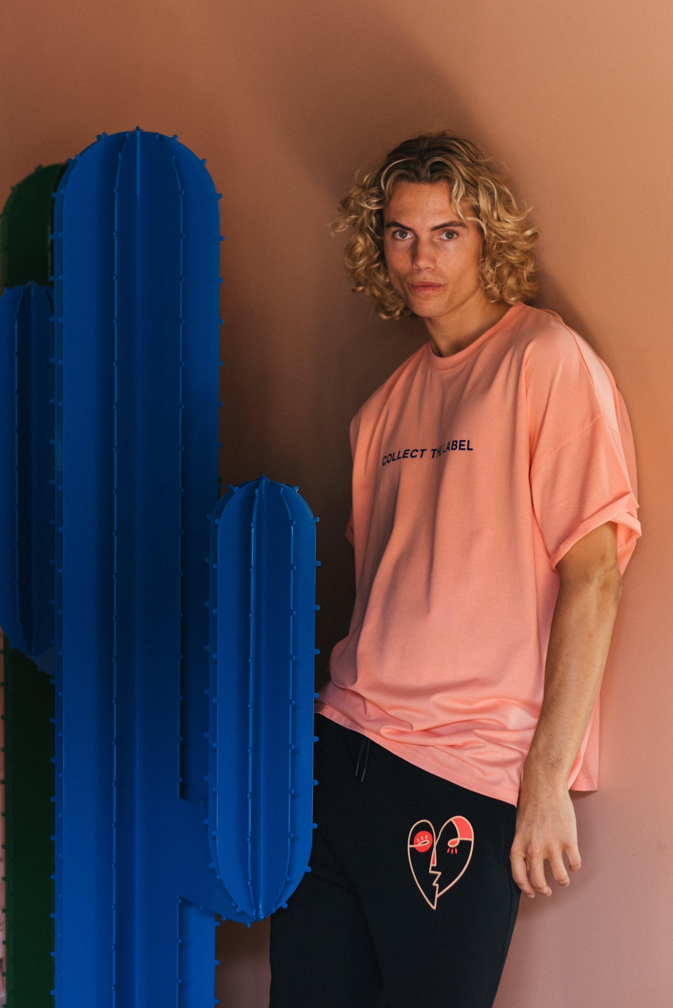 Pantalon de survêtement coeur noir