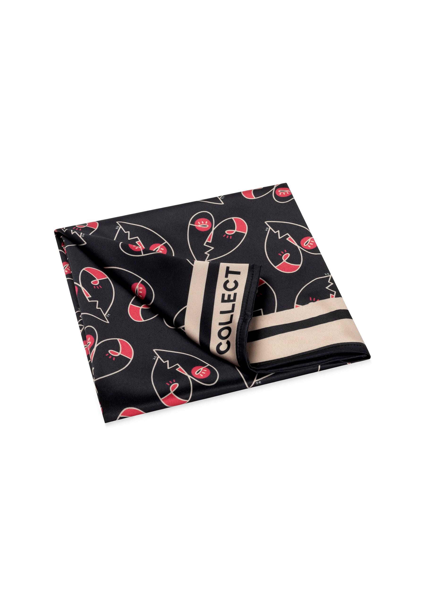 Corazón Bandana Negro