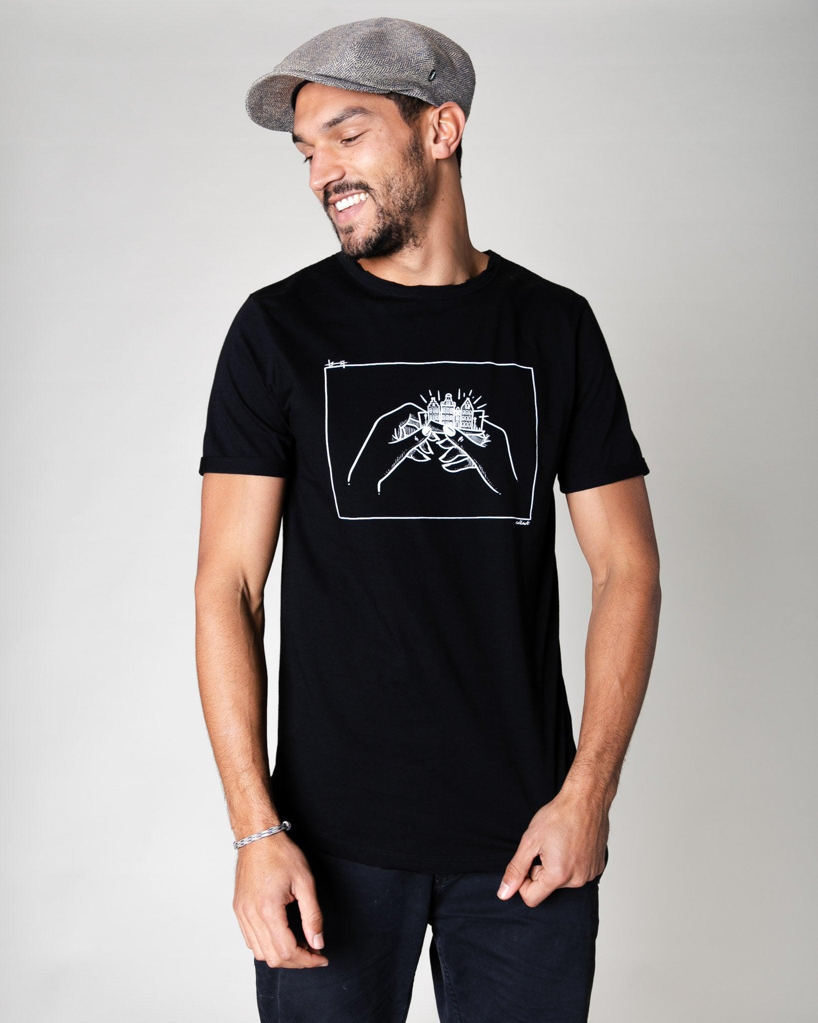 T-shirt Amsterdam Noir