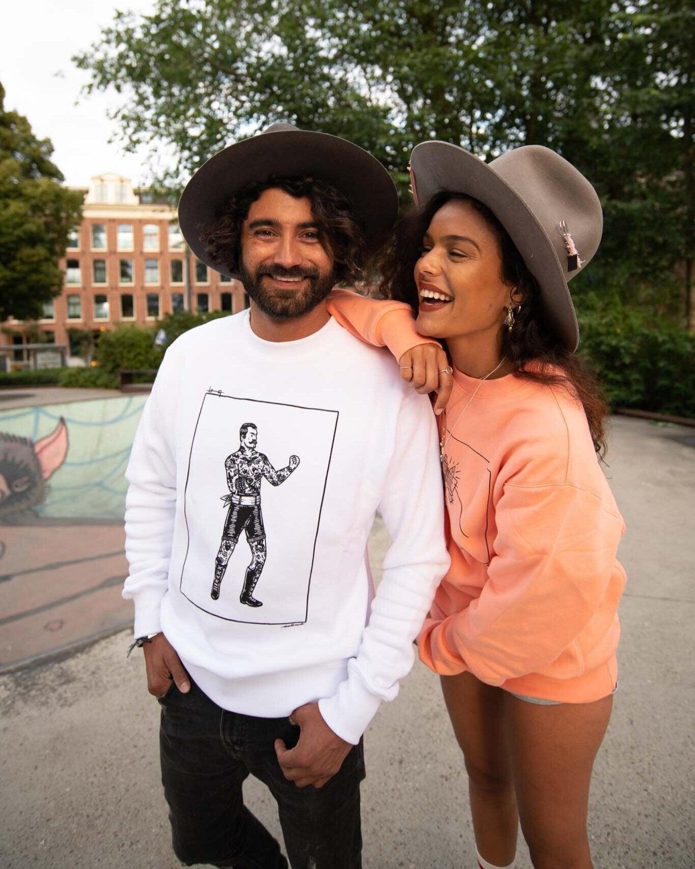 Boxer suéter blanco