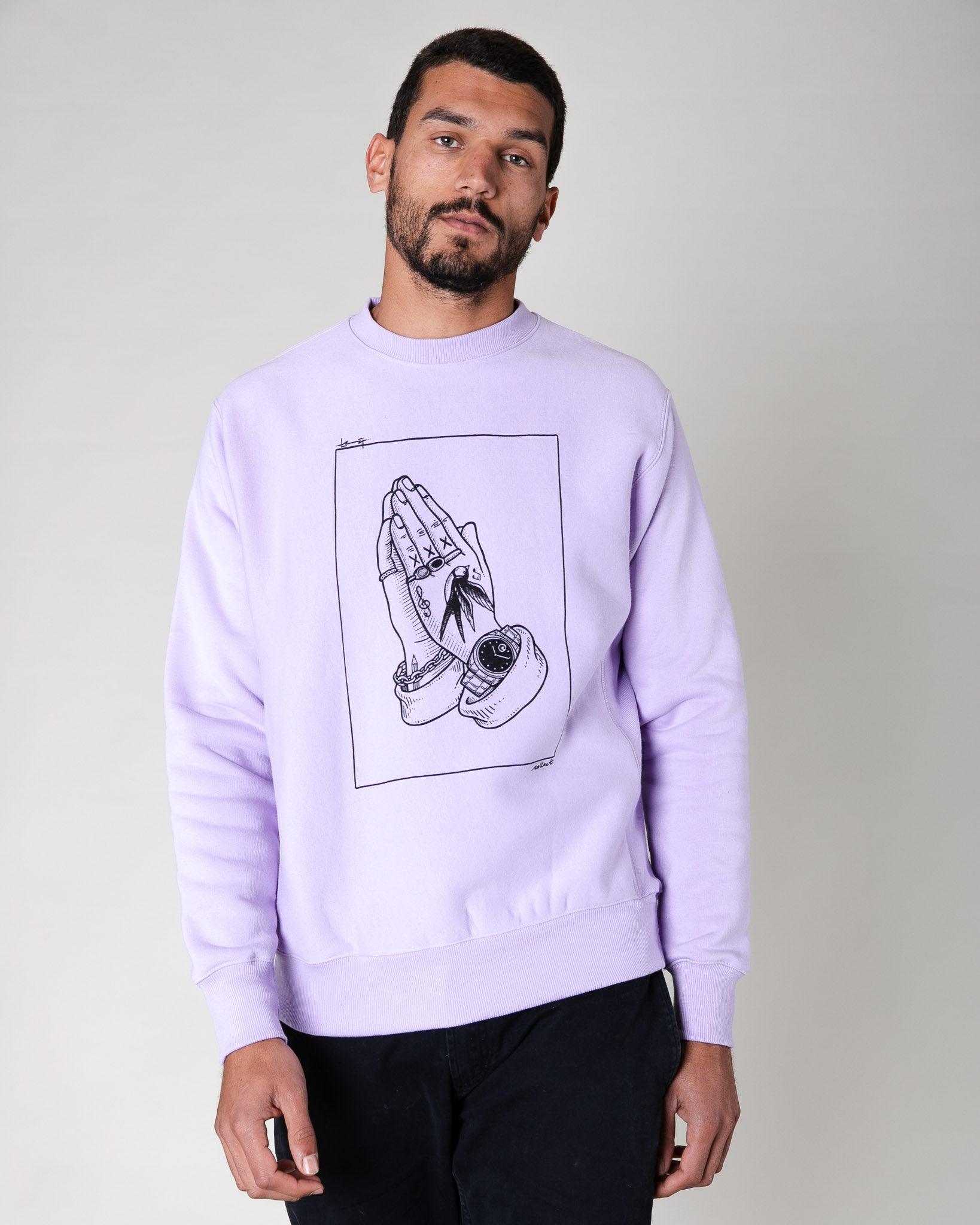 Sweater de oración lila