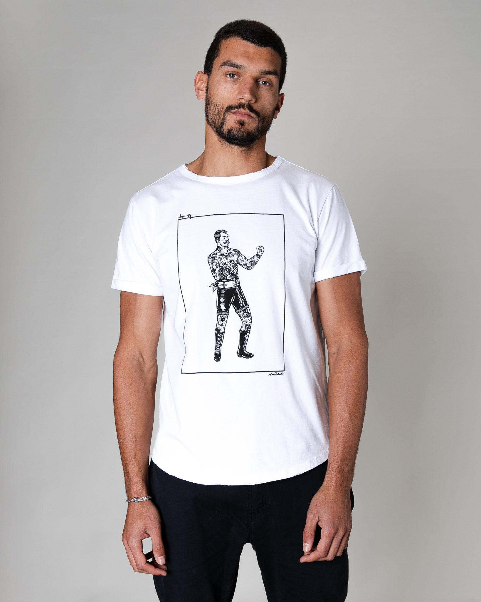 T-shirt Boxer Blanc