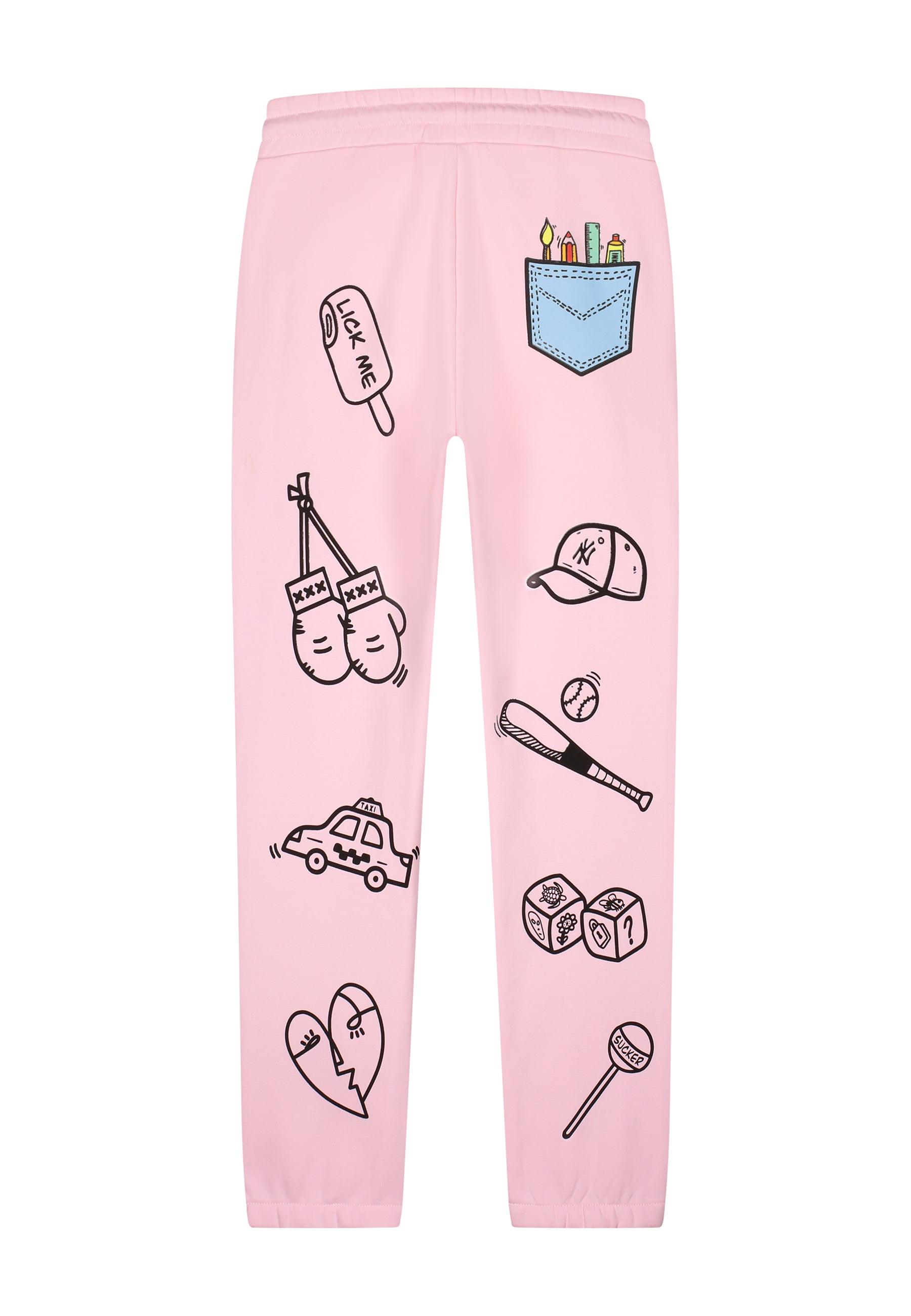 Pantalones de chándal funky rosa