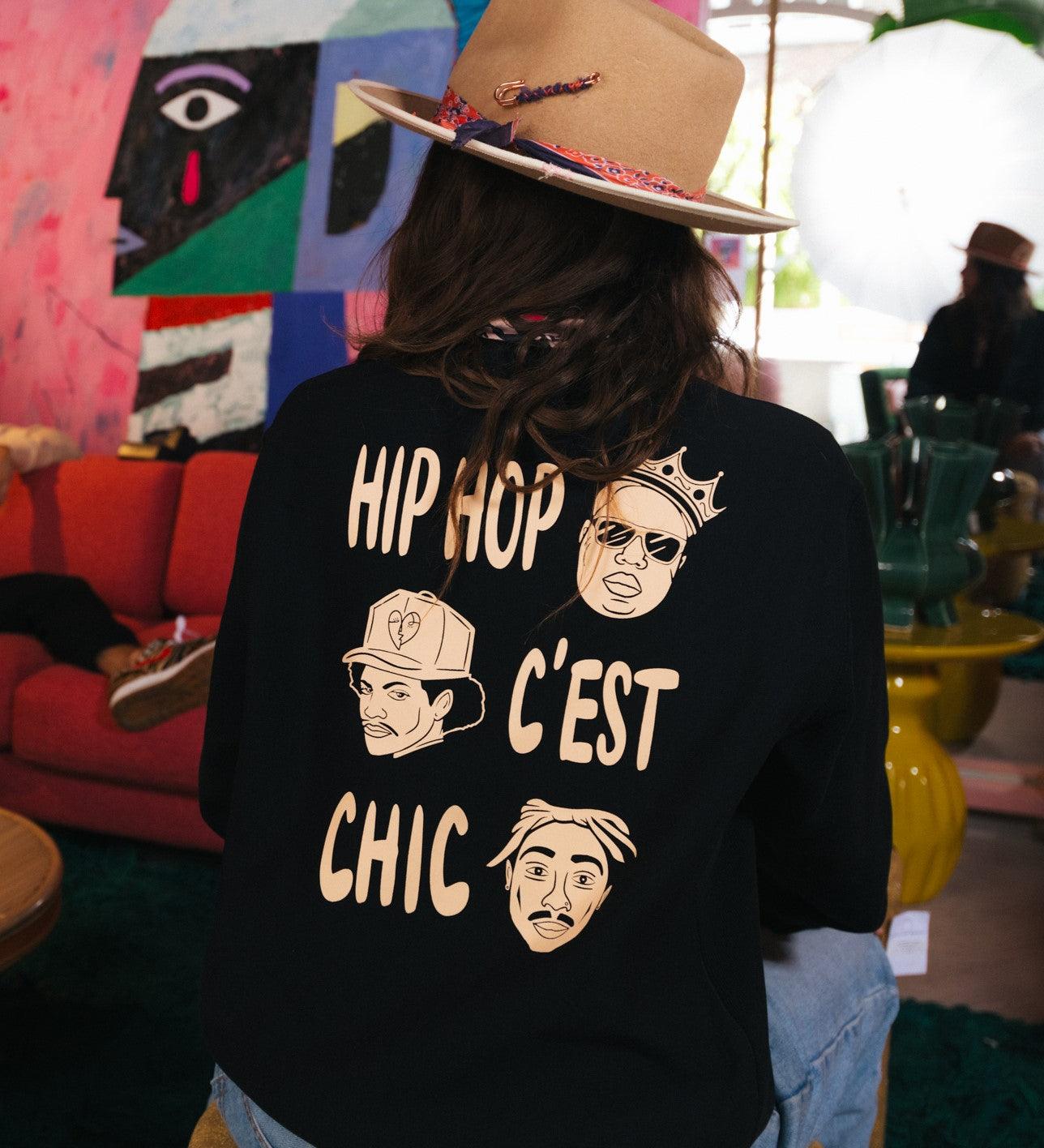 Hip Hop C'est chic suéter negro