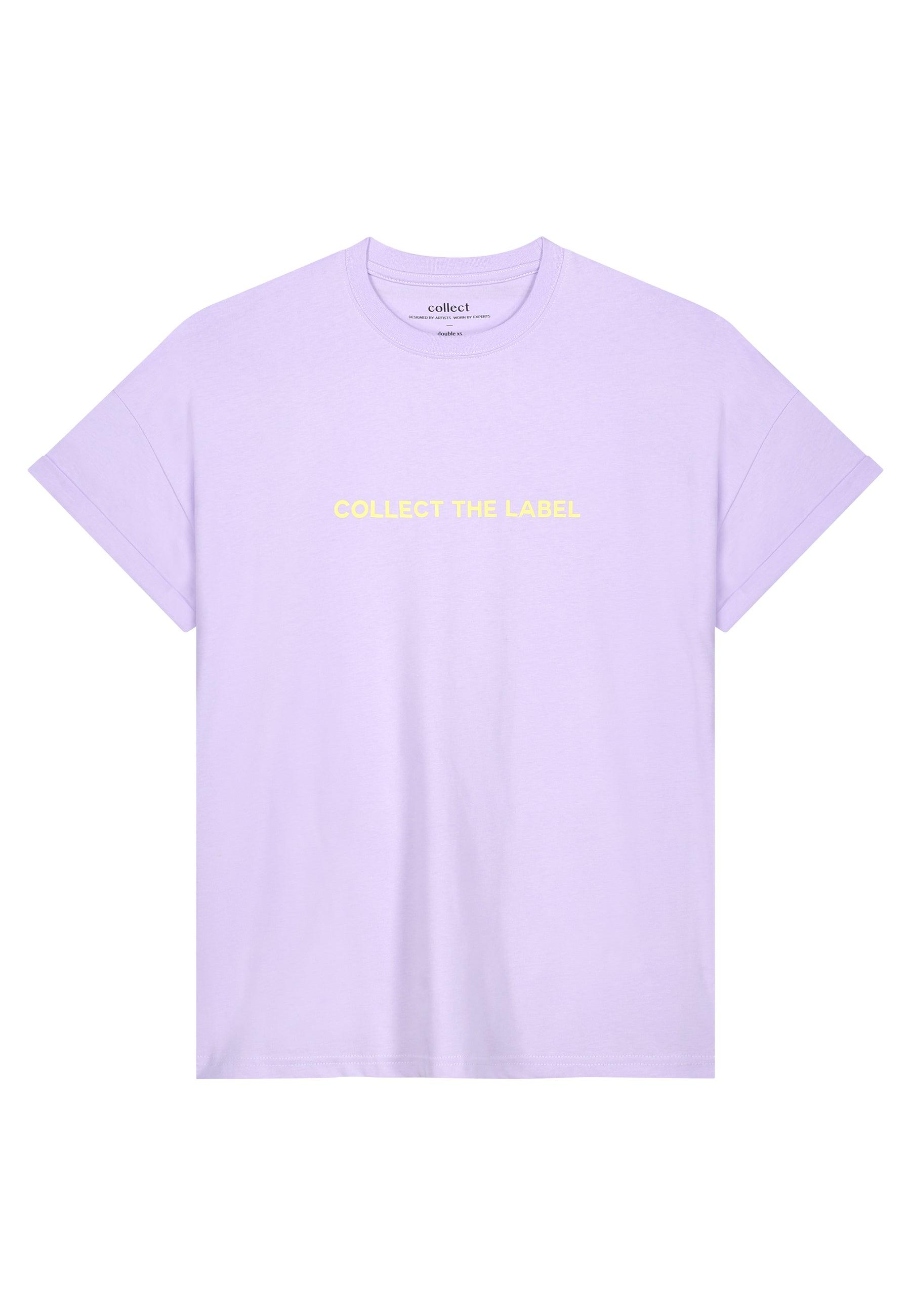 Camiseta de gran tamaño de vino lila