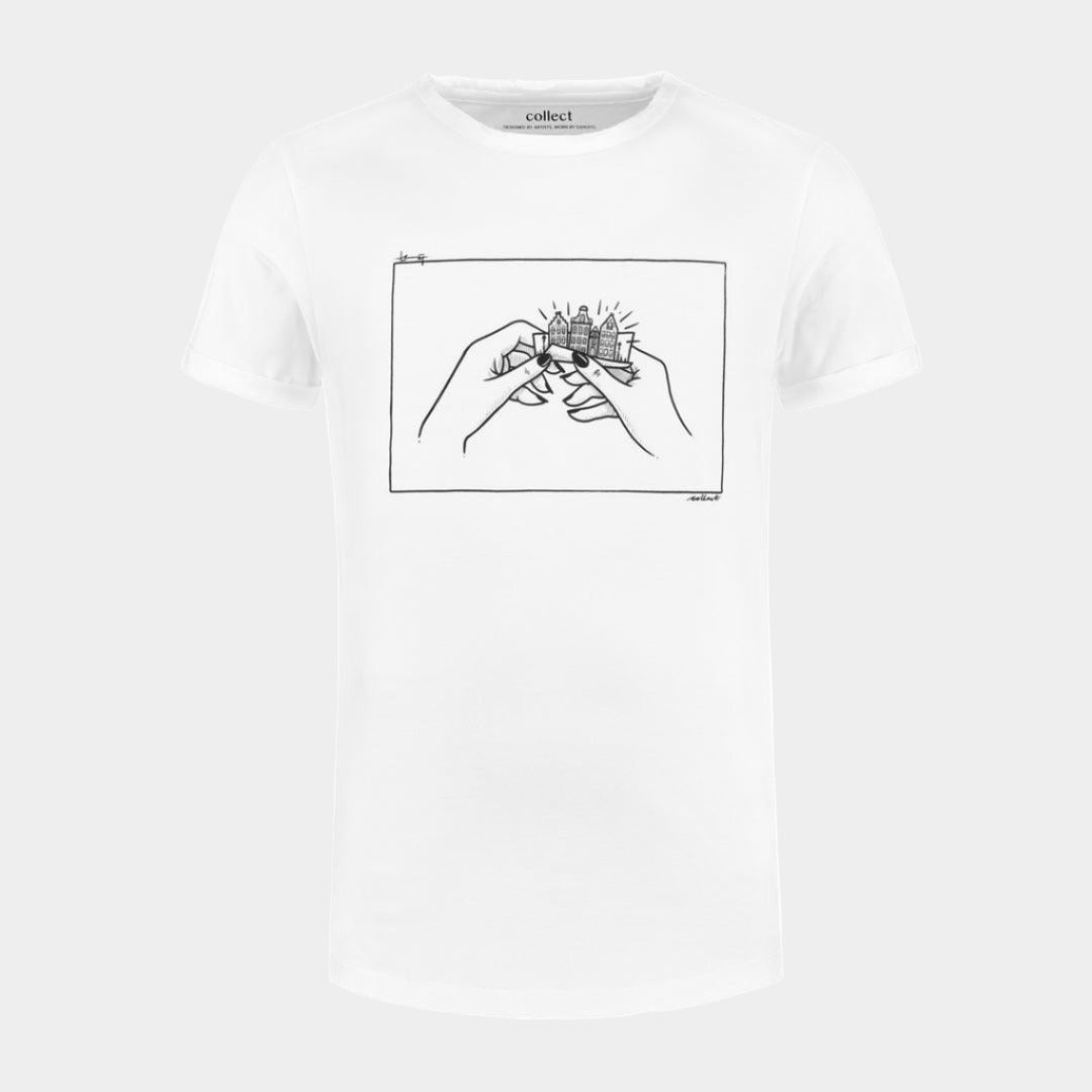 T-shirt Amsterdam Blanc