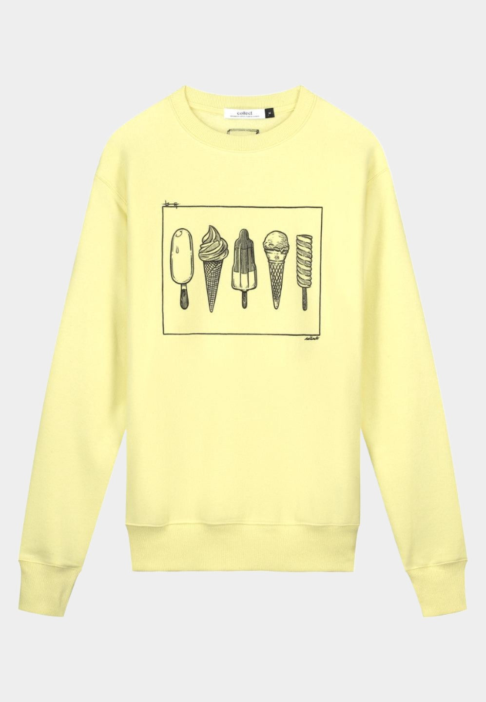 Suéter de helado amarillo