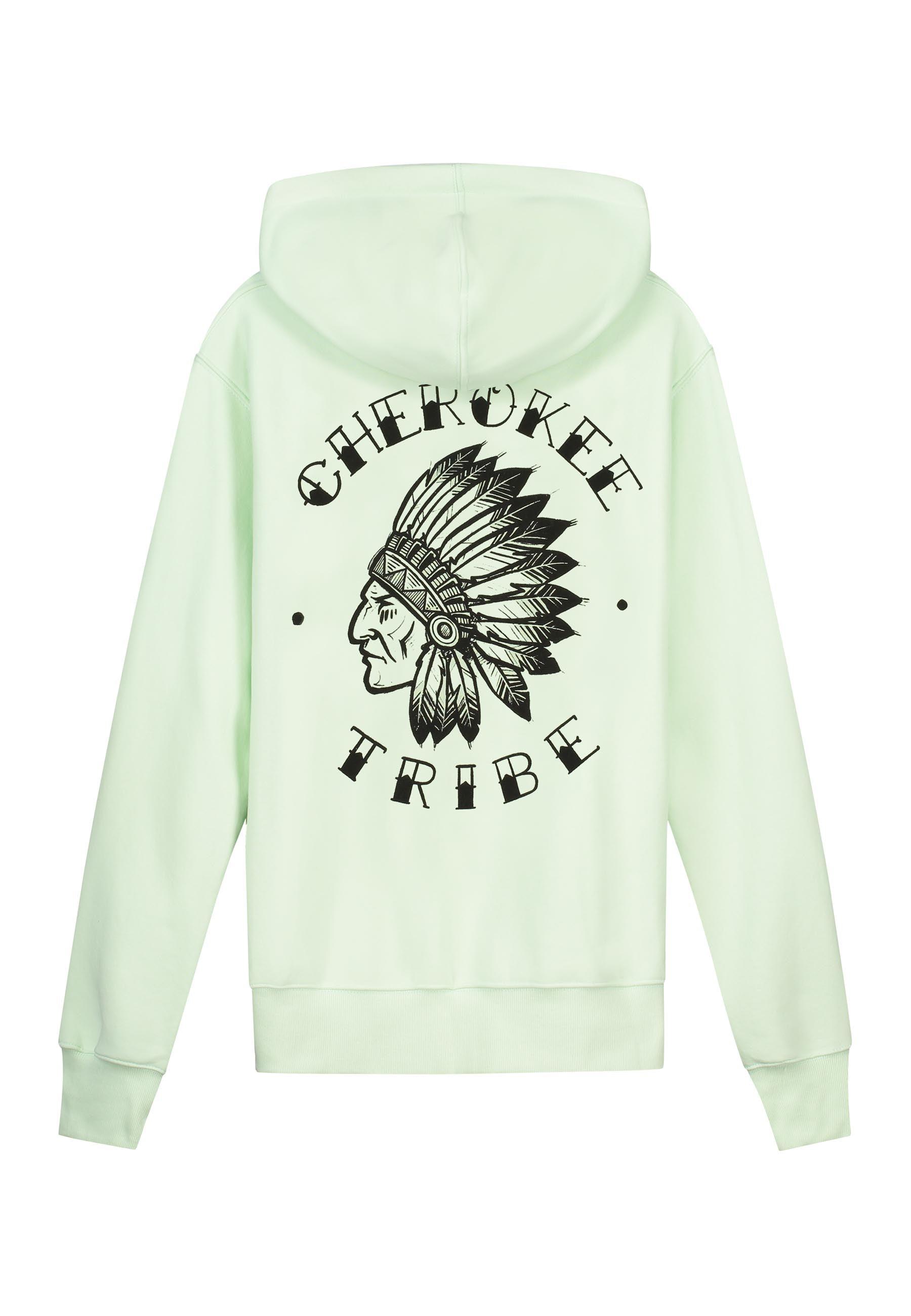 Cherokee sudadera con capucha menta verde