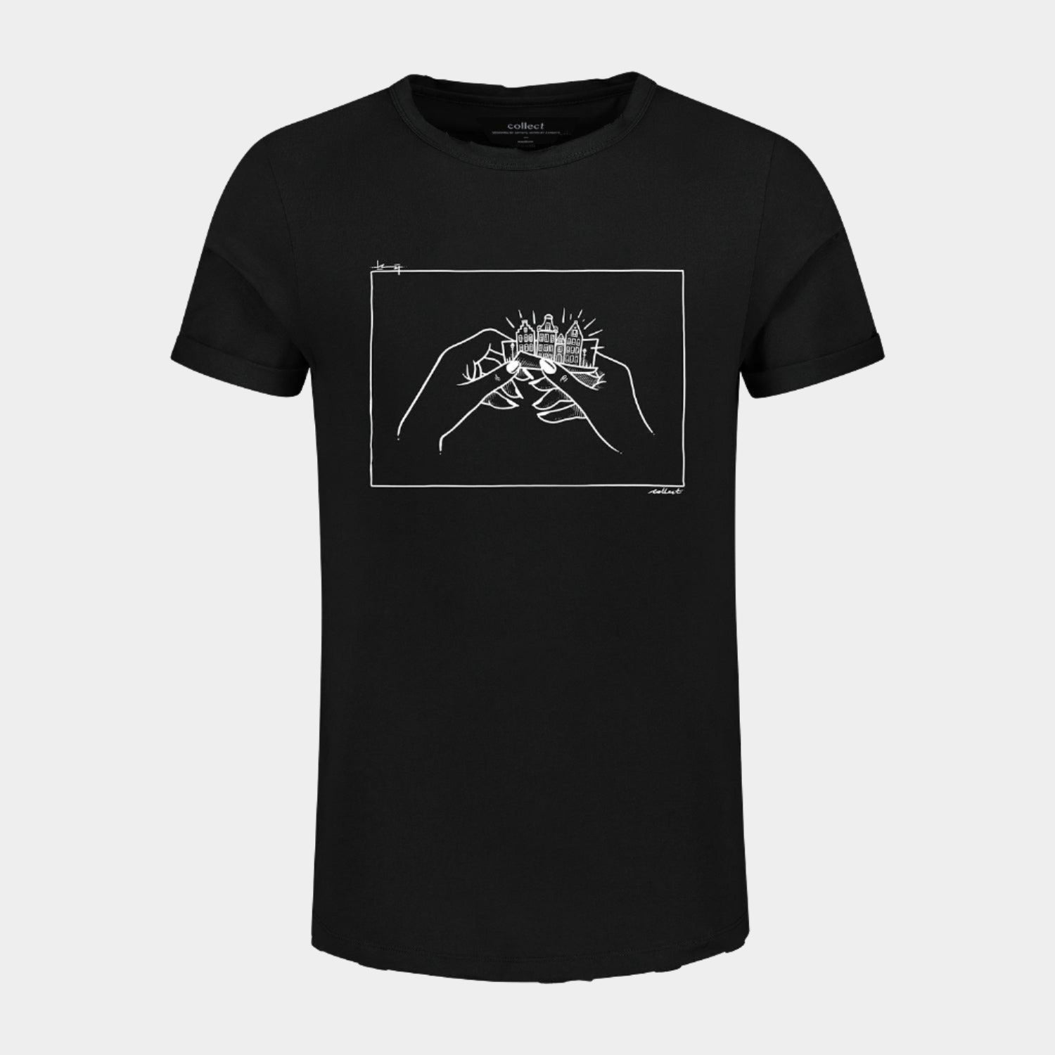 T-shirt Amsterdam Noir